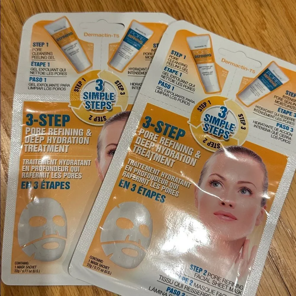 DERMACTIN pack of 2 pore refining treatment